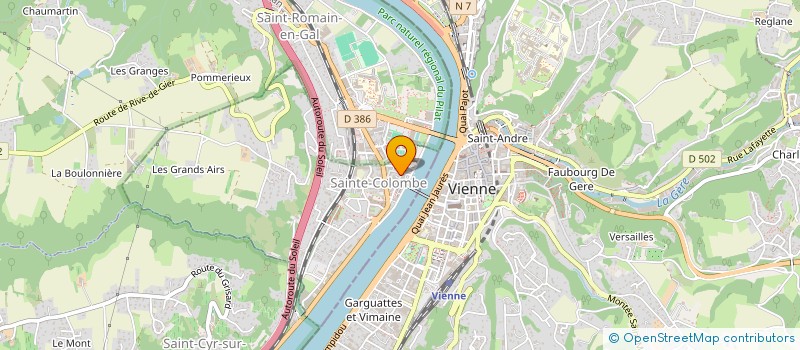 localisation de l'entreprise MONSIEUR DIDIER MARTIN  SAINTE-COLOMBE