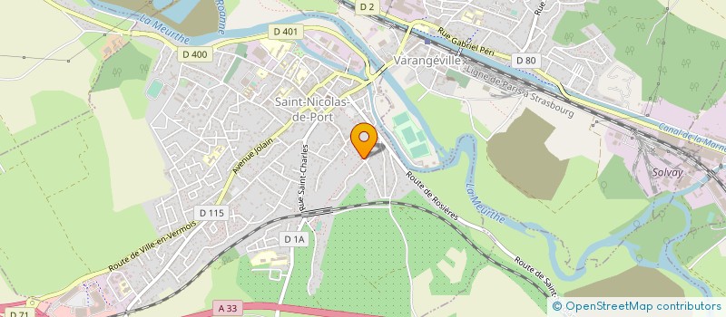 localisation de l'entreprise MONSIEUR DIDIER MARTIN  LUNEVILLE