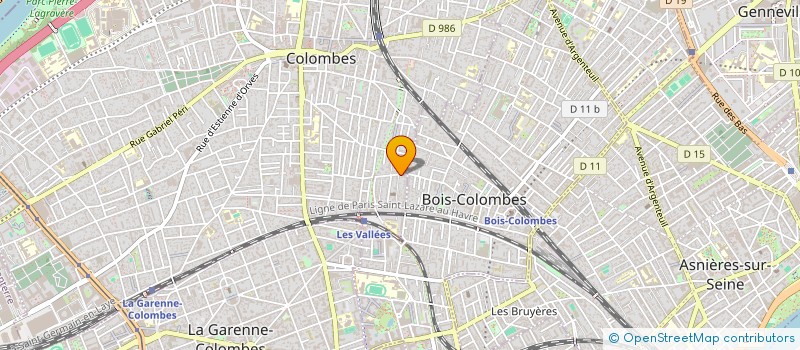 localisation de l'entreprise MONSIEUR DIDIER MARTIN à COLOMBES