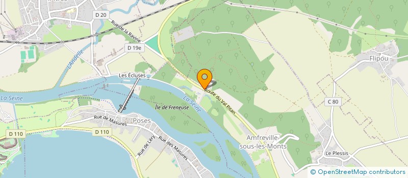 localisation de l'entreprise MONSIEUR DIDIER MARTINE  AMFREVILLE SOUS LES MONTS