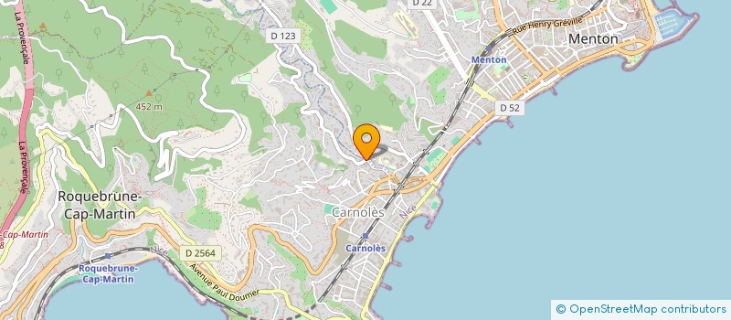 localisation de l'entreprise MONSIEUR DIDIER MARTINI à ROQUEBRUNE-CAP-MARTIN