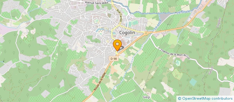 localisation de l'entreprise MONSIEUR DIDIER MARTINS DOS SANTOS à COGOLIN