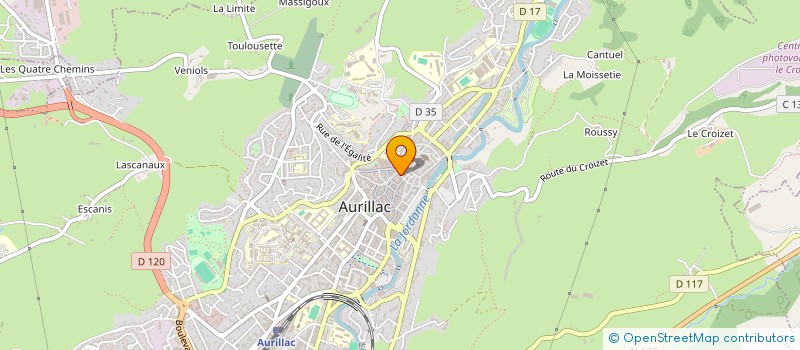localisation de l'entreprise MONSIEUR DIDIER MARTY à AURILLAC