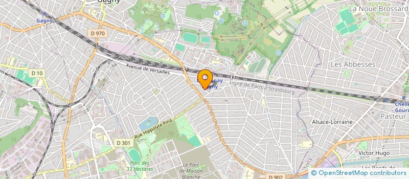 localisation de l'entreprise MONSIEUR DIDIER MARVIE  GAGNY