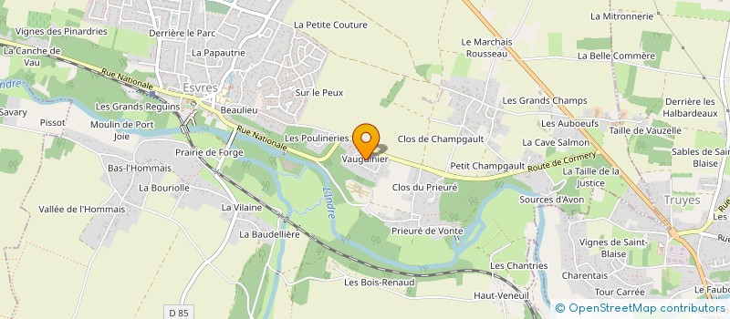 localisation de l'entreprise MONSIEUR DIDIER MASBERNAT à ESVRES