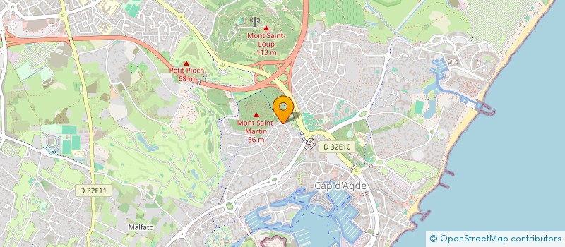 localisation de l'entreprise MONSIEUR DIDIER MASSON  AGDE