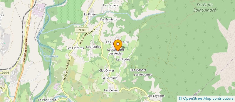localisation de l'entreprise MONSIEUR DIDIER MASY à SAINT-ANDRE-D'EMBRUN