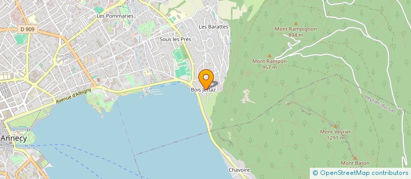 localisation de l'entreprise MONSIEUR DIDIER MATELON à ANNECY