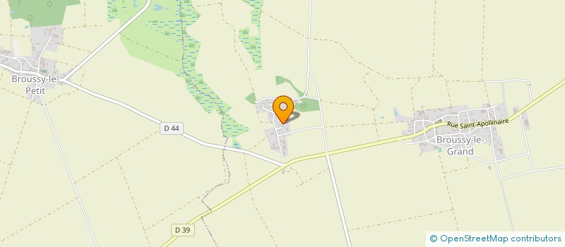 localisation de l'entreprise MONSIEUR DIDIER MATHIEU  BROUSSY-LE-GRAND