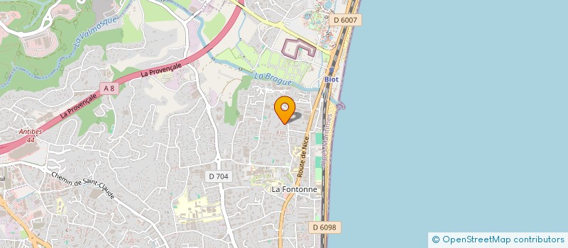 localisation de l'entreprise MONSIEUR DIDIER MATTEI à ANTIBES