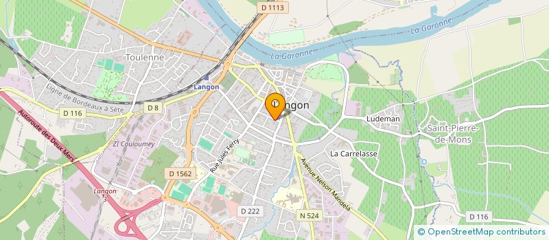 localisation de l'entreprise MONSIEUR DIDIER MAUBARET  LANGON