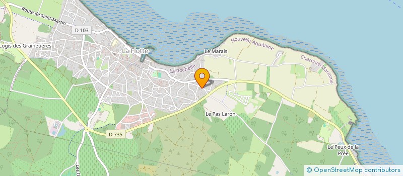 localisation de l'entreprise MONSIEUR DIDIER MAUGARD  LA FLOTTE