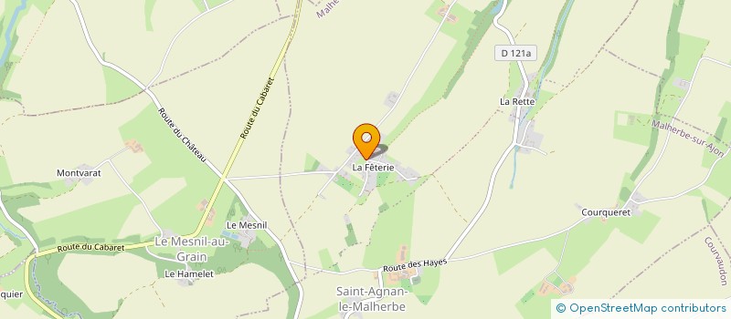 localisation de l'entreprise MONSIEUR DIDIER MAUGER à MALHERBE-SUR-AJON