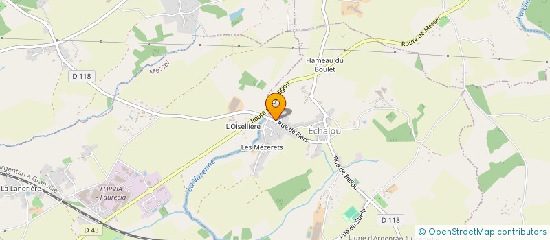 localisation de l'entreprise MONSIEUR DIDIER MAUNOURY à ECHALOU