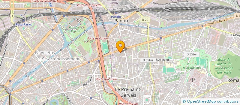 localisation de l'entreprise MONSIEUR DIDIER MAVINGA LAKE LUKAU  PANTIN