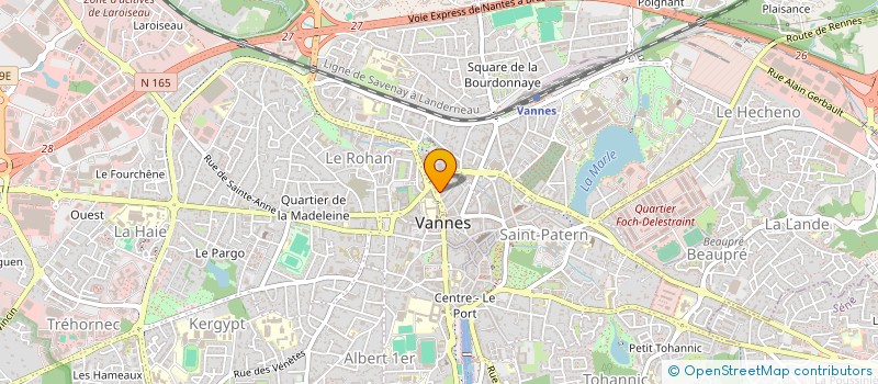 localisation de l'entreprise MONSIEUR DIDIER MENARD à VANNES