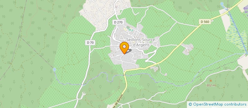 localisation de l'entreprise MONSIEUR DIDIER MENEC à SEILLONS-SOURCE-D'ARGENS