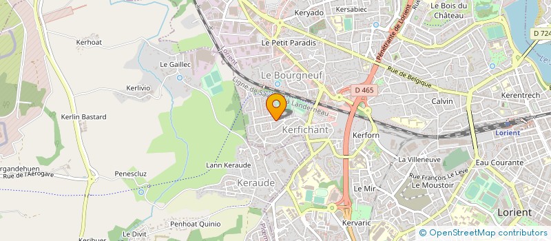 localisation de l'entreprise MONSIEUR DIDIER MENEZ à LORIENT