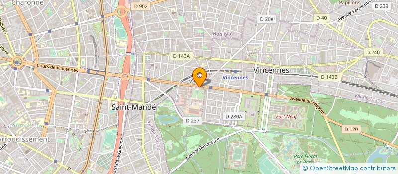 localisation de l'entreprise MONSIEUR DIDIER MENNECIER à SAINT-MANDE