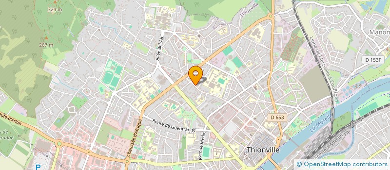 localisation de l'entreprise MONSIEUR DIDIER MENTZEL à THIONVILLE