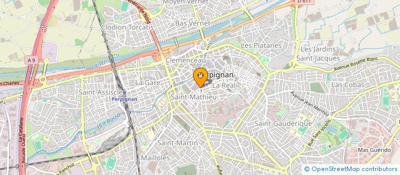 localisation de l'entreprise MONSIEUR DIDIER MERCERET  PERPIGNAN