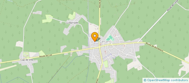 localisation de l'entreprise MONSIEUR DIDIER MERIAUX  CARCANS