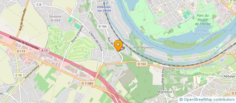 localisation de l'entreprise MONSIEUR DIDIER MERLE  VILLENNES-SUR-SEINE