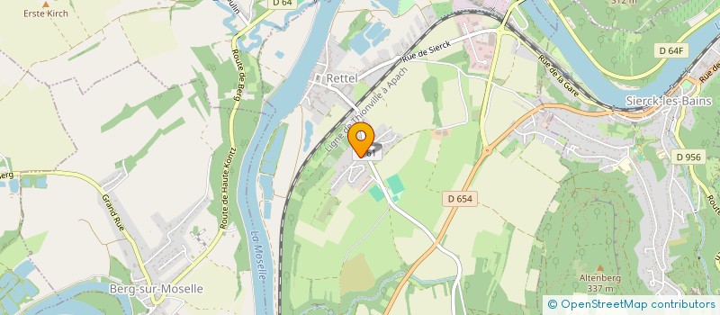 localisation de l'entreprise MONSIEUR DIDIER MERSCH  RETTEL