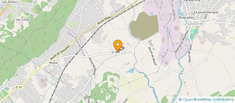 localisation de l'entreprise MONSIEUR DIDIER MESSADOR  SALINDRES