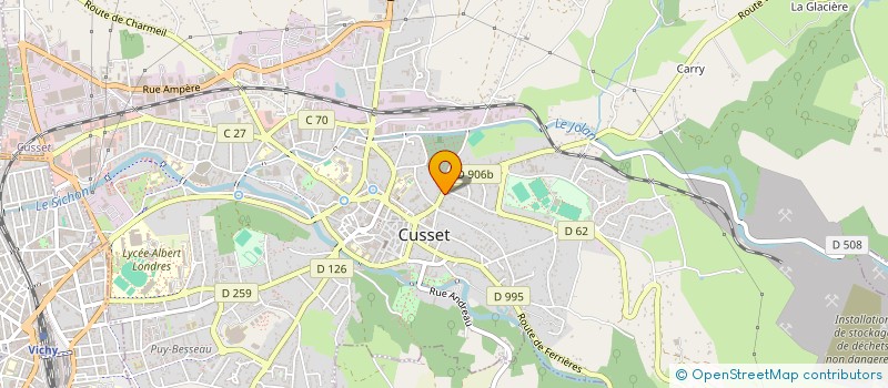 localisation de l'entreprise MONSIEUR DIDIER MESSANA à CUSSET