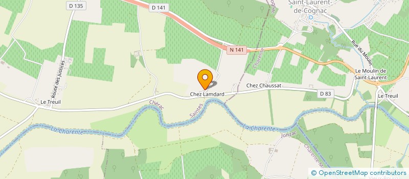 localisation de l'entreprise MONSIEUR DIDIER METRAUD à CHERAC