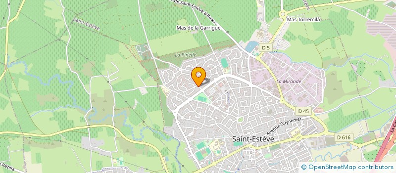 localisation de l'entreprise MONSIEUR DIDIER MEYNARD  SAINT-ESTEVE