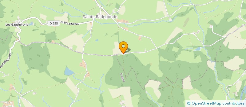 localisation de l'entreprise MONSIEUR DIDIER MICHAUD  SAINTE-RADEGONDE