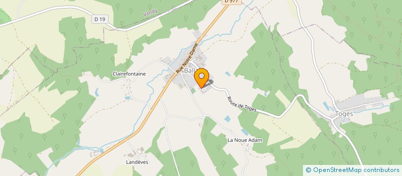 localisation de l'entreprise MONSIEUR DIDIER MICHEL BERNARD à BALLAY