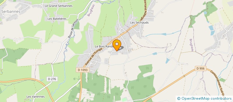 localisation de l'entreprise MONSIEUR DIDIER MICHELAS  BRUGHEAS