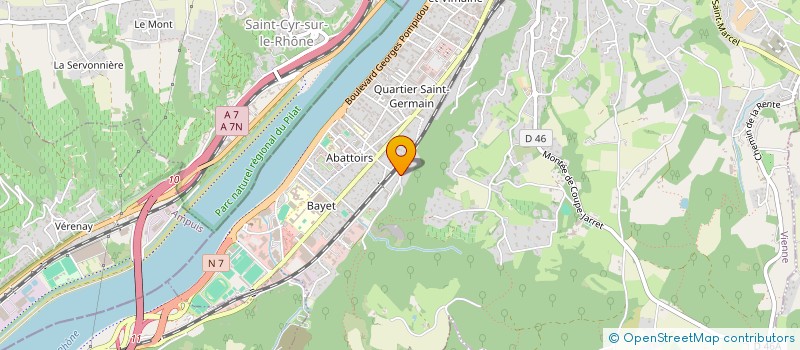 localisation de l'entreprise MONSIEUR DIDIER MICHELET à VIENNE