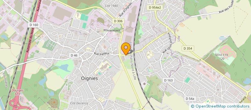 localisation de l'entreprise MONSIEUR DIDIER MIELOT  OIGNIES