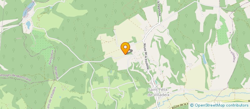 localisation de l'entreprise MONSIEUR DIDIER MILLET  SAINT-FELIX-DE-VILLADEIX