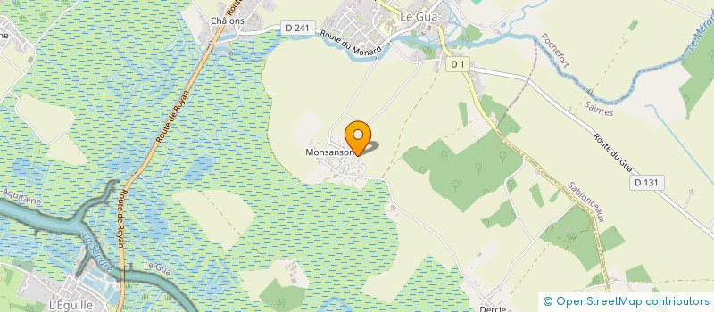 localisation de l'entreprise MONSIEUR DIDIER MILLET  LE GUA