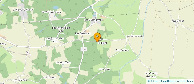 localisation de l'entreprise MONSIEUR DIDIER MILLET  DIGES