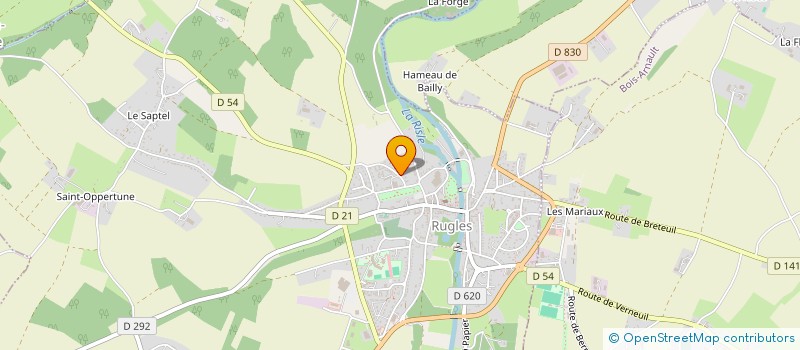 localisation de l'entreprise MONSIEUR DIDIER MOGUET  RUGLES