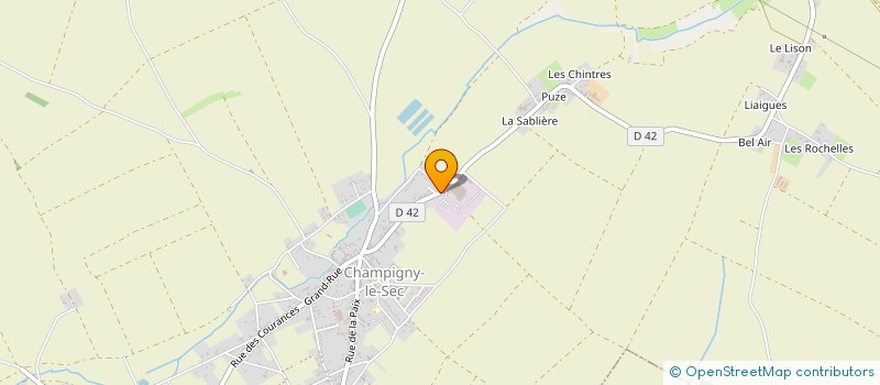 localisation de l'entreprise MONSIEUR DIDIER MOINARD  CHAMPIGNY EN ROCHEREAU