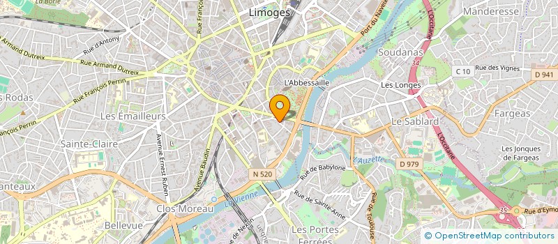 localisation de l'entreprise MONSIEUR DIDIER MOIROUD à LIMOGES