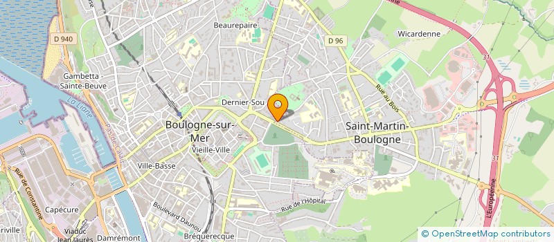 localisation de l'entreprise MONSIEUR DIDIER MOLINA à BOULOGNE-SUR-MER