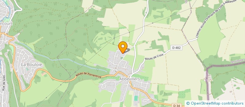 localisation de l'entreprise MONSIEUR DIDIER MOLLIER  VILLARS-LES-BLAMONT