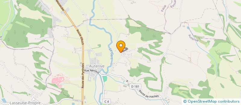 localisation de l'entreprise MONSIEUR DIDIER MONFREDA  AUTERIVE