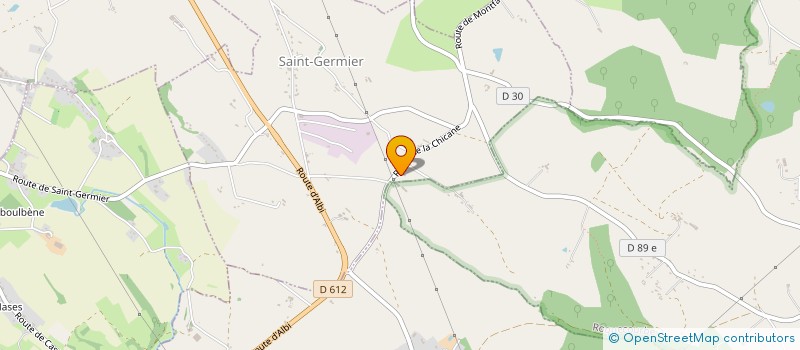 localisation de l'entreprise MONSIEUR DIDIER MONTAGNE  SAINT-GERMIER