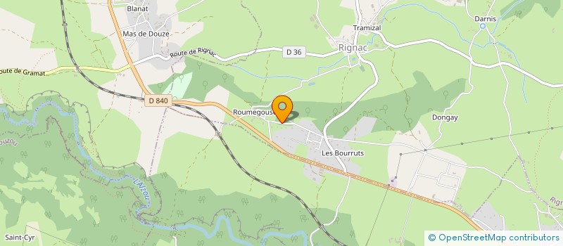 localisation de l'entreprise MONSIEUR DIDIER MONTEIL à RIGNAC