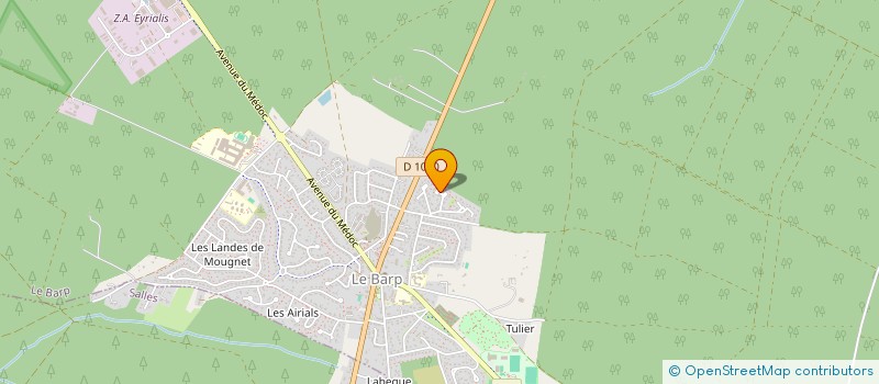 localisation de l'entreprise MONSIEUR DIDIER MONTOL  LE BARP