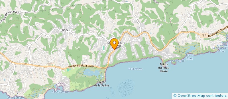 localisation de l'entreprise MONSIEUR DIDIER MONTOUT  LE GOSIER